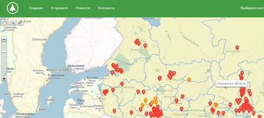 Карта свалок россии официальный сайт