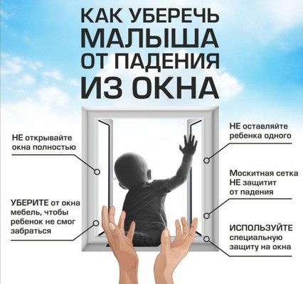 Картинка открытые окна опасны для ребенка